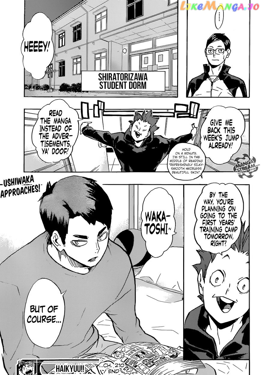 Haikyuu!!, Chapter 210 image 20